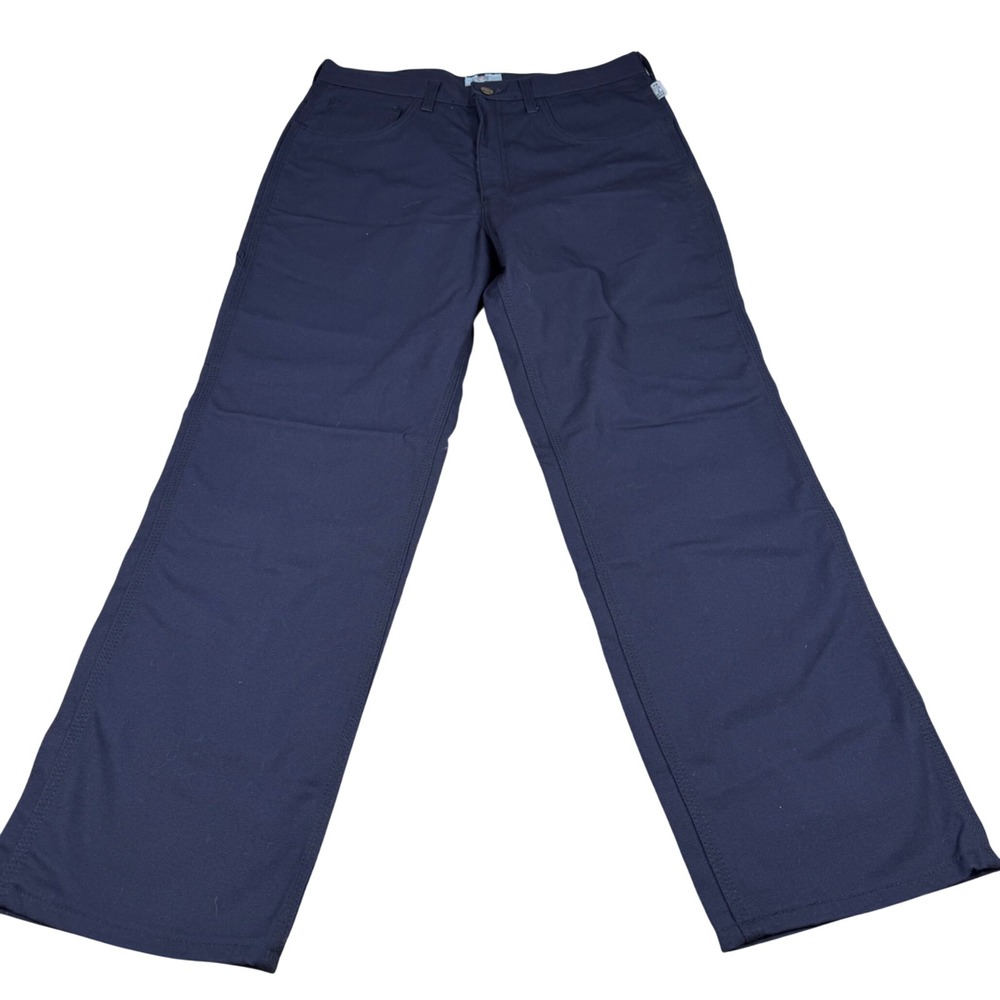 Tyndale Navy Blue FR Work Pants Mens 34x30 Navajo K290T Flame Resistant CAT 2